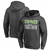 Men's Seattle Seahawks Heather Charcoal Stronger Together Pullover Hoodie,baseball caps,new era cap wholesale,wholesale hats